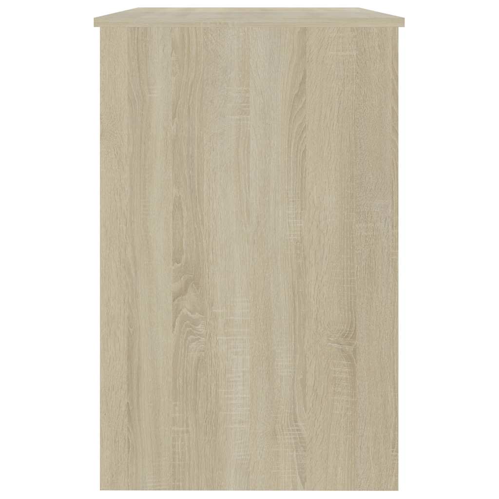 Desk Sonoma Oak 100x50x76 cm Engineered Wood