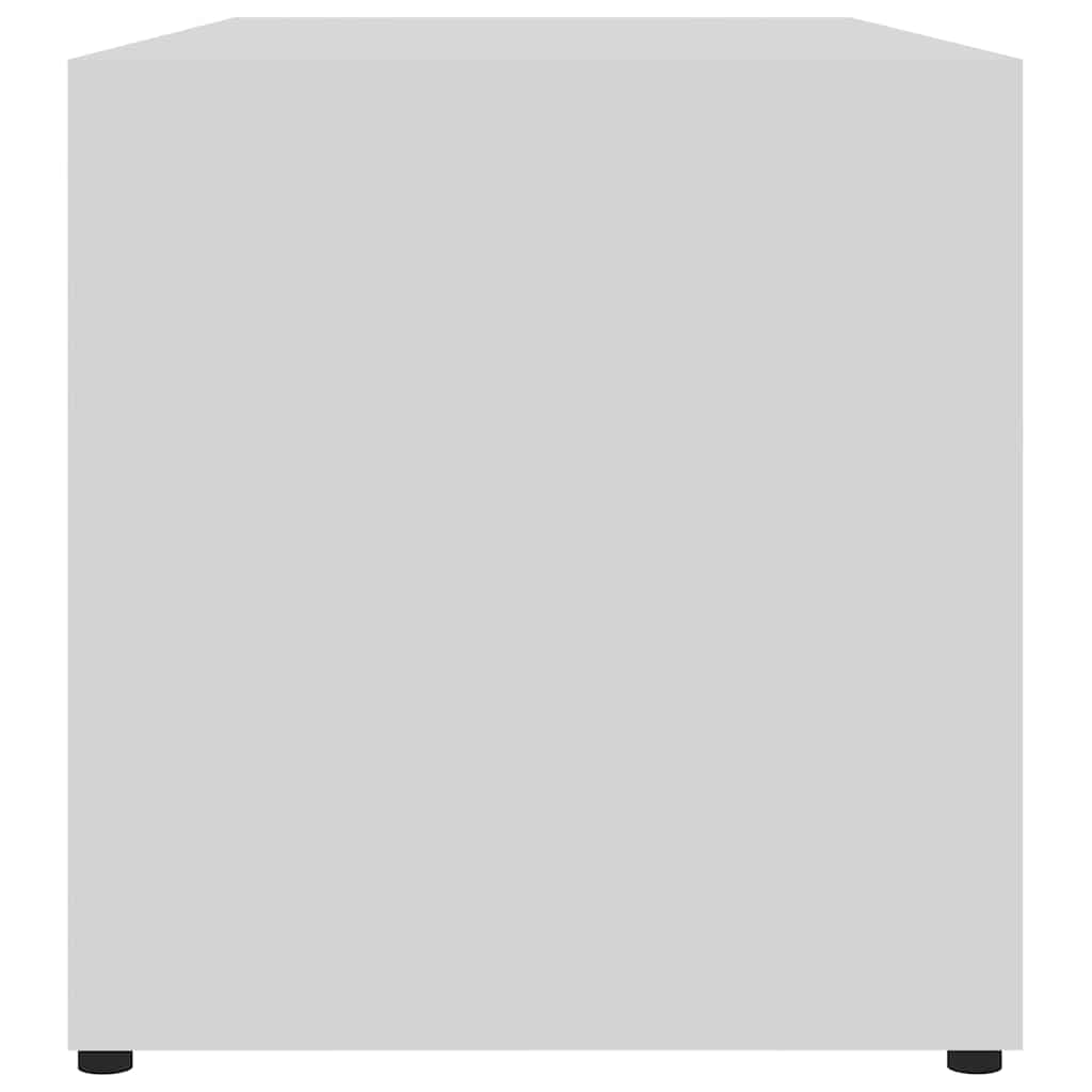 TV Cabinet White 80x34x36 cm Engineered Wood