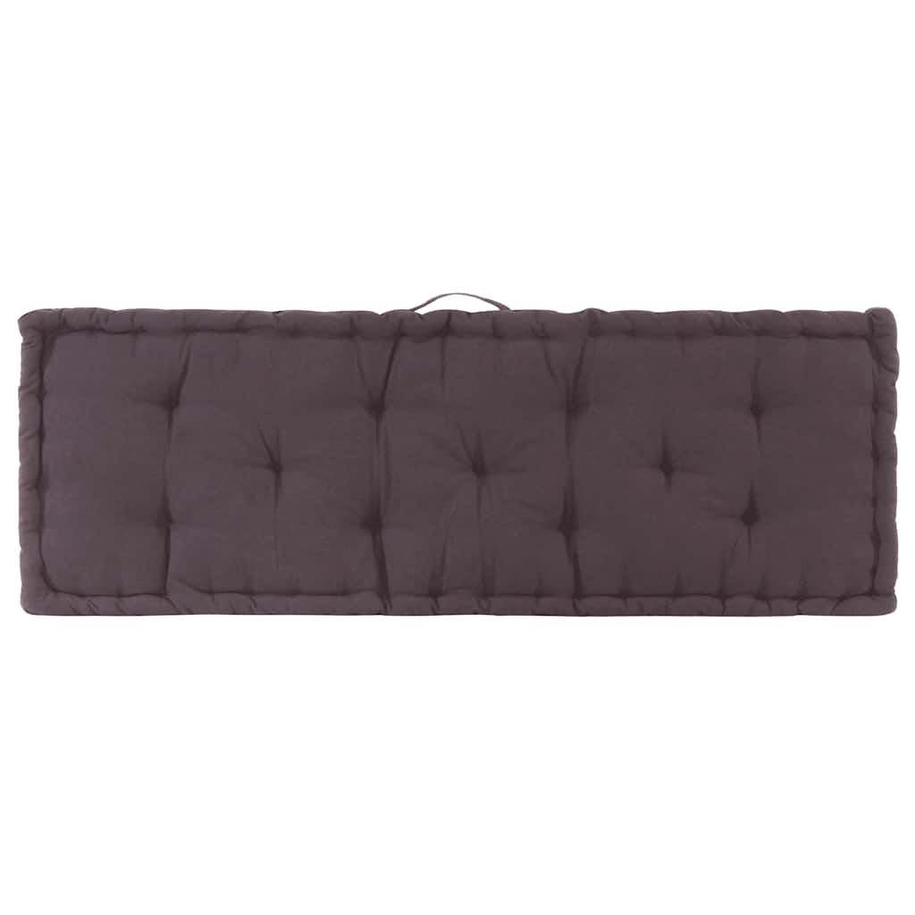 Pallet Floor Cushions 2 pcs Cotton Anthracite