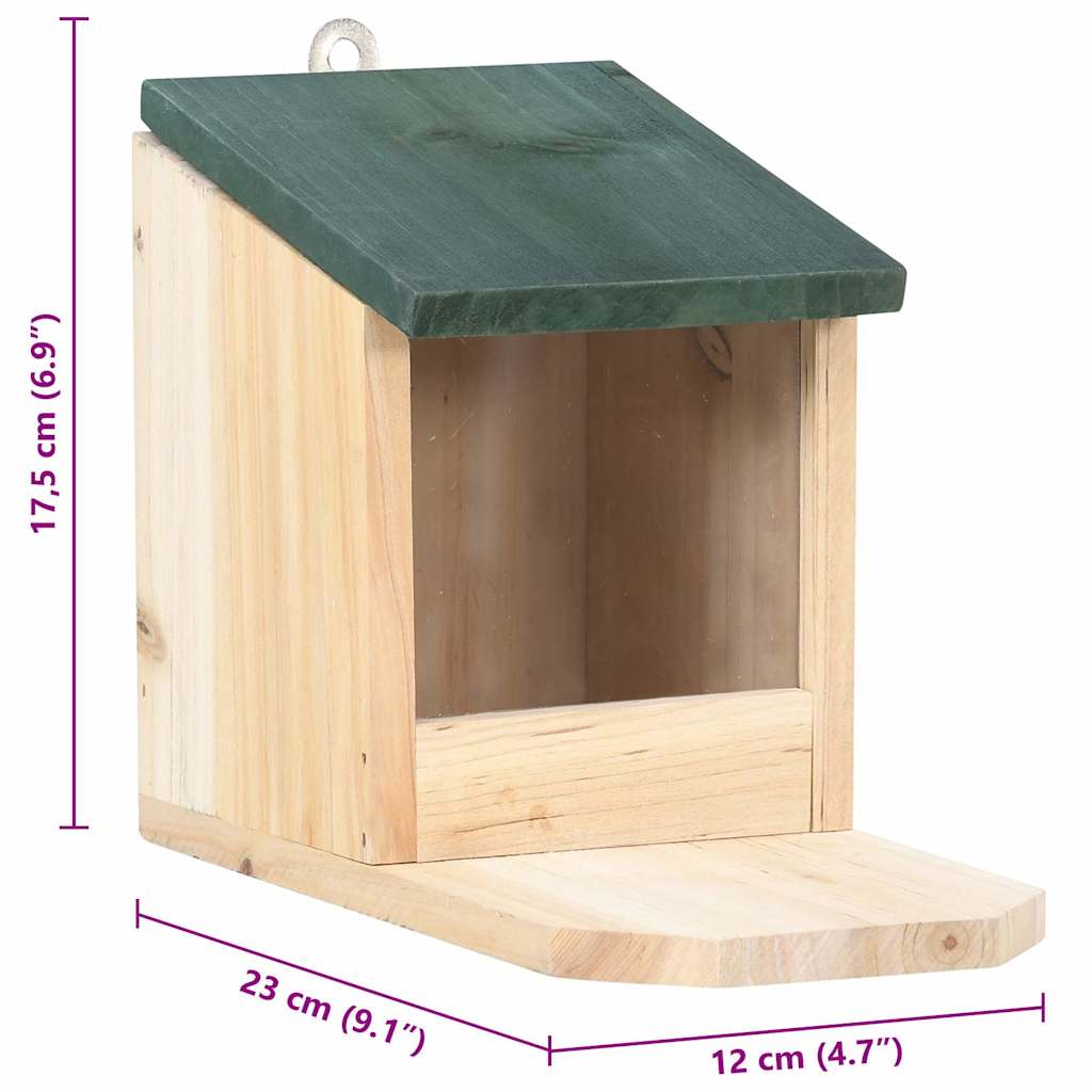 Squirrel Houses 4 pcs Firwood