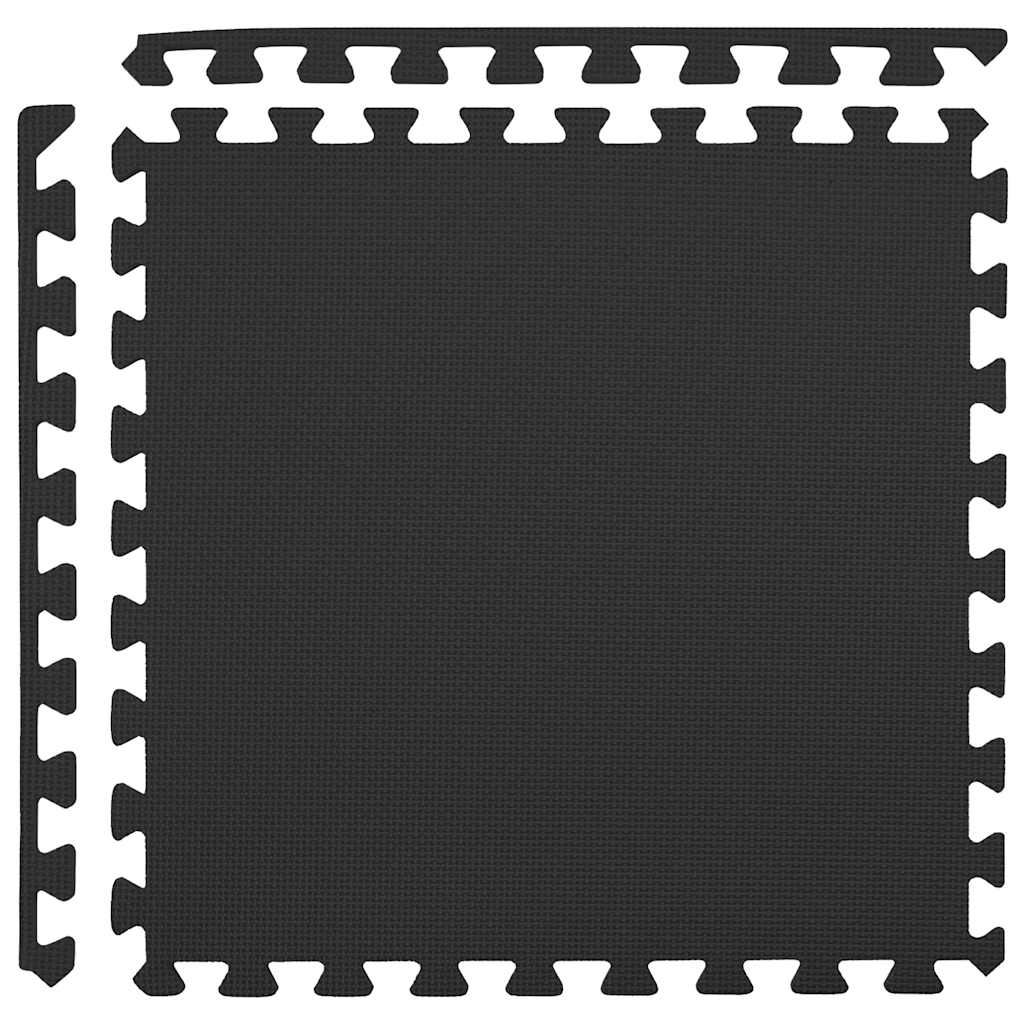Floor Mats 54 pcs 4.86 m² EVA Foam Black