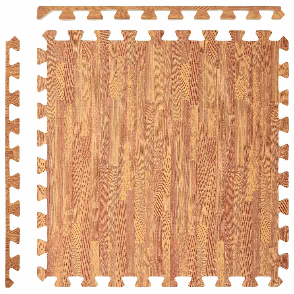 Floor Mats 24 pcs Wood Grain 8.64 m² EVA Foam