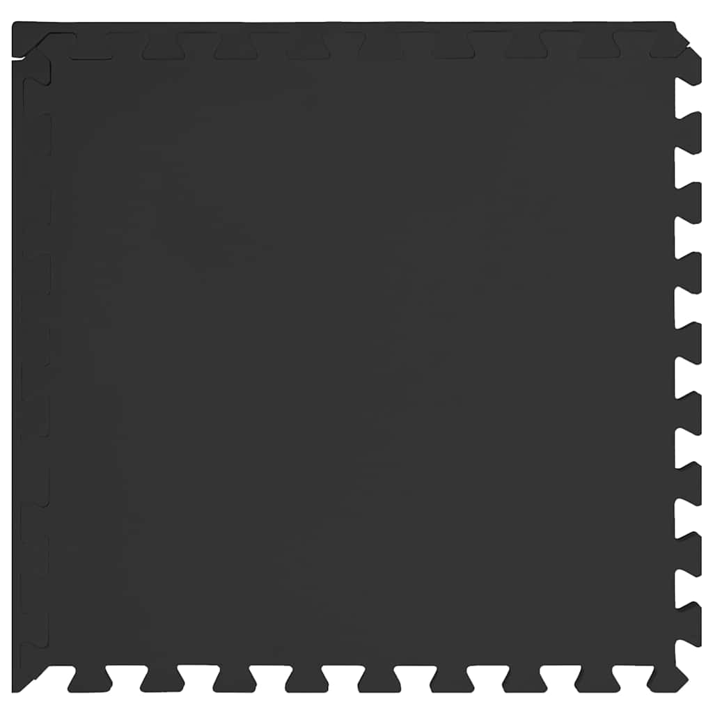 Floor Mats 12 pcs 4.32 m² EVA Foam Black