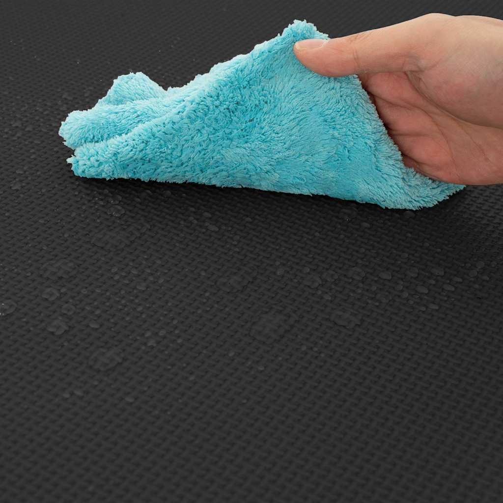 Floor Mats 12 pcs 4.32 m² EVA Foam Black