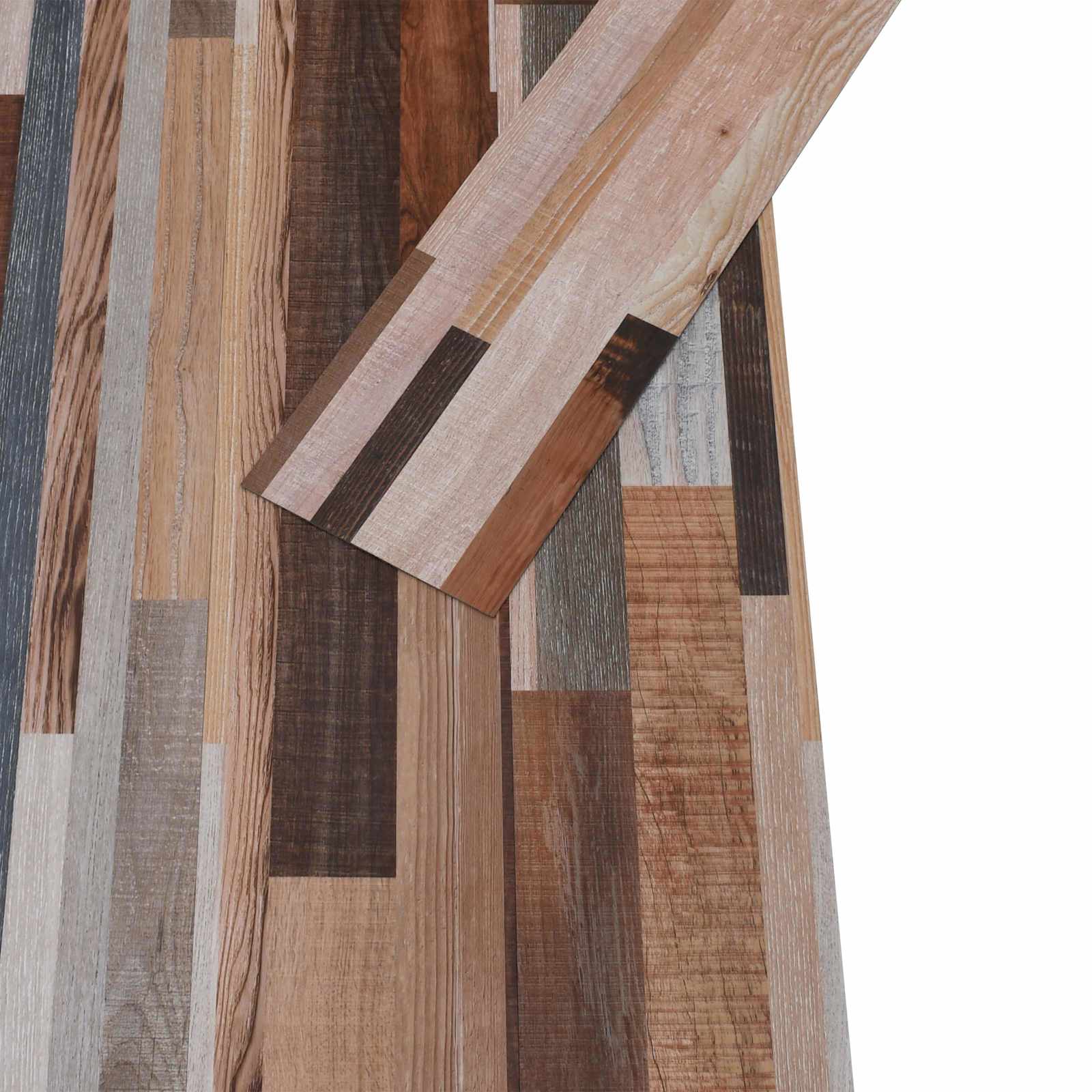 Flooring Planks 36 pcs Multicolour 5,02 m² PVC