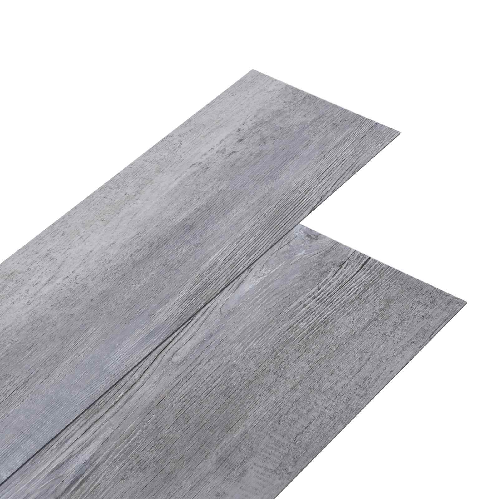 Flooring Planks 5,02 m² 36 pcs PVC Matte wood grey