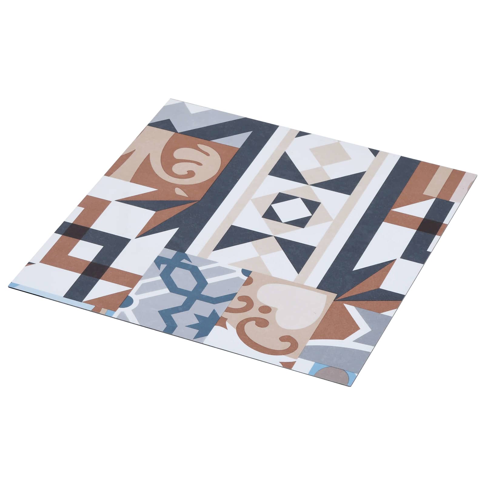Flooring Planks Mono Pattern 5.11 m² 55 pcs PVC