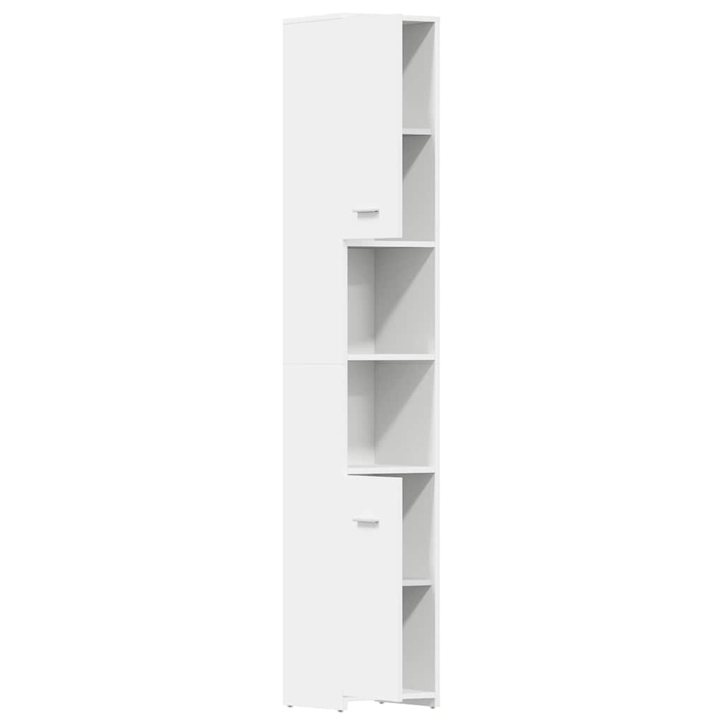Bathroom Cabinet White 30x30x183.5 cm Engineered Wood