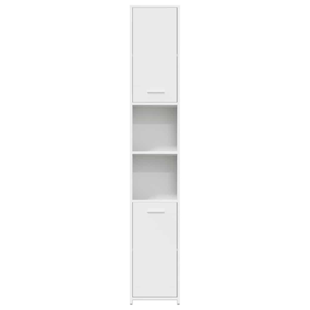 Bathroom Cabinet White 30x30x183.5 cm Engineered Wood
