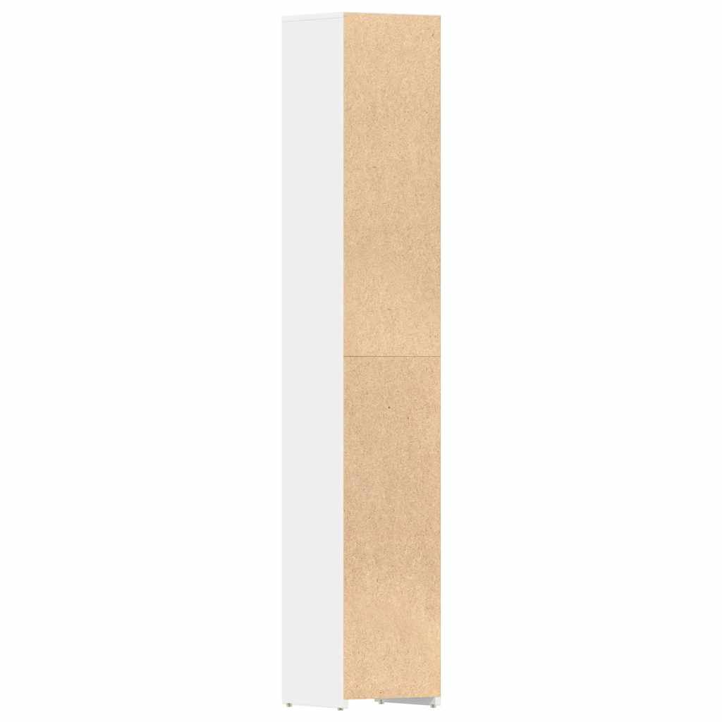 Bathroom Cabinet White 30x30x183.5 cm Engineered Wood