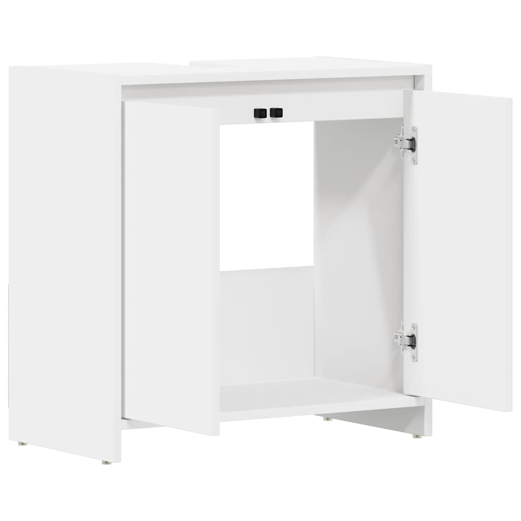 Bathroom Cabinet White 60x33x60 cm Engineered Wood
