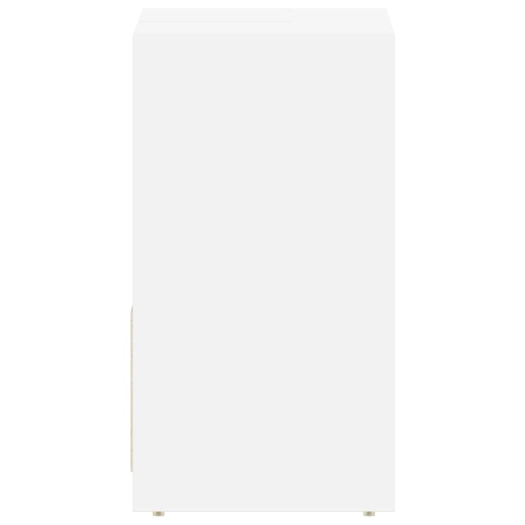 Bathroom Cabinet White 60x33x61 cm Engineered Wood