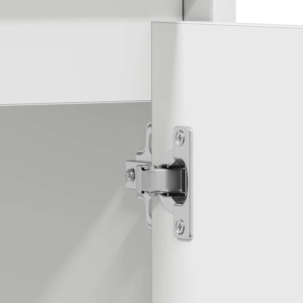 Bathroom Cabinet White 60x33x61 cm Engineered Wood