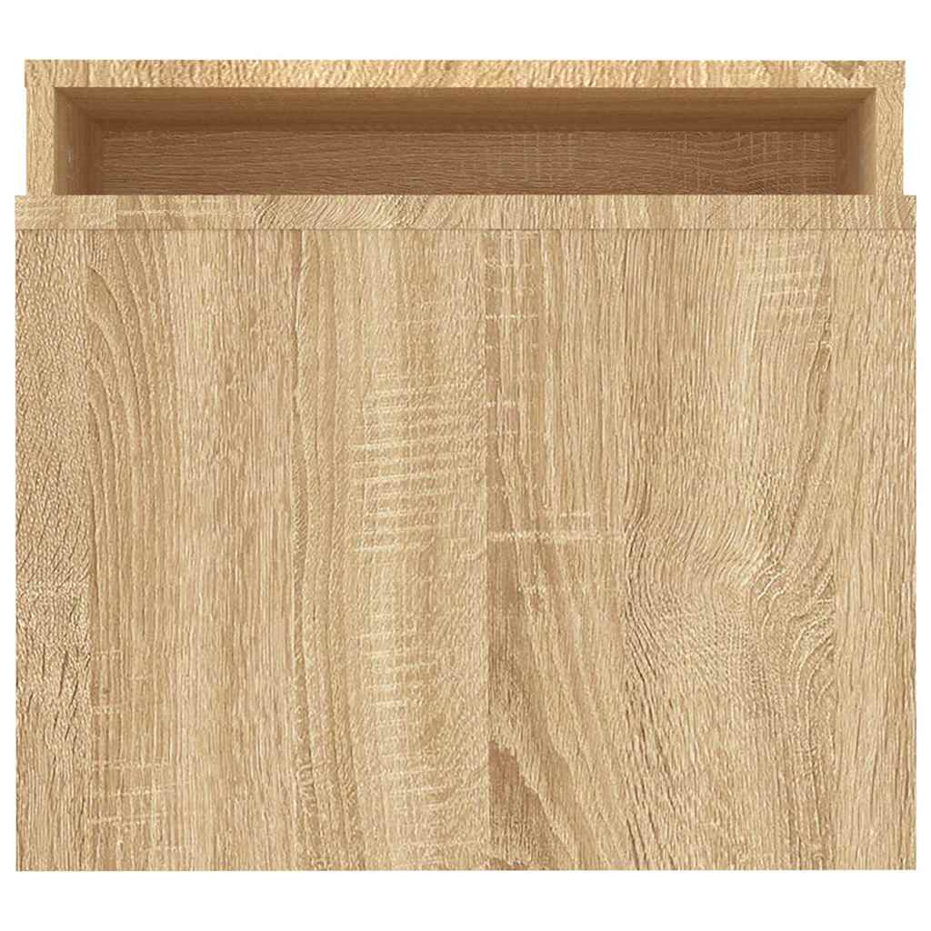 Coffee Table Set Sonoma Oak 100x48x40 cm Engineered Wood