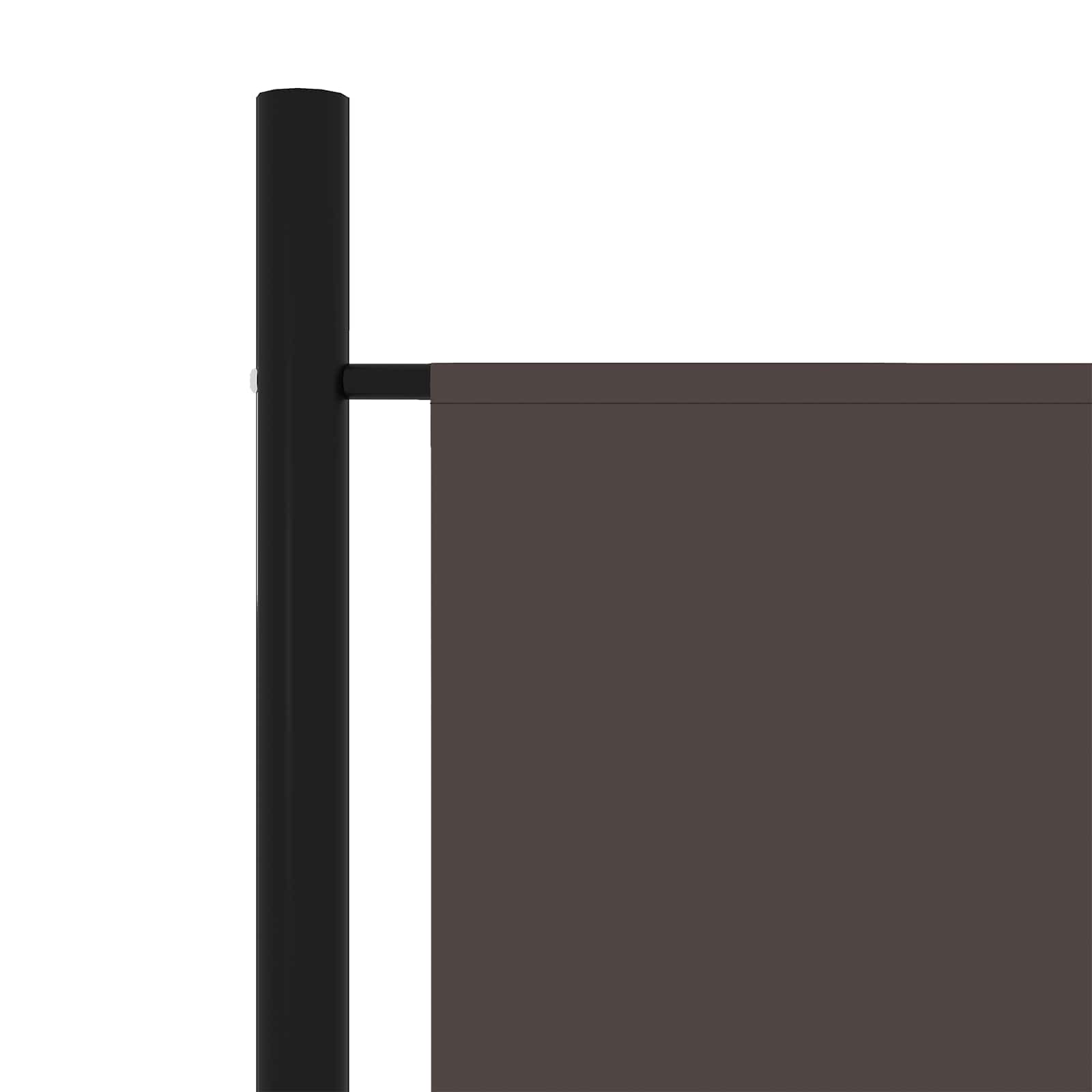6-Panel Room Divider Brown 300x180 cm