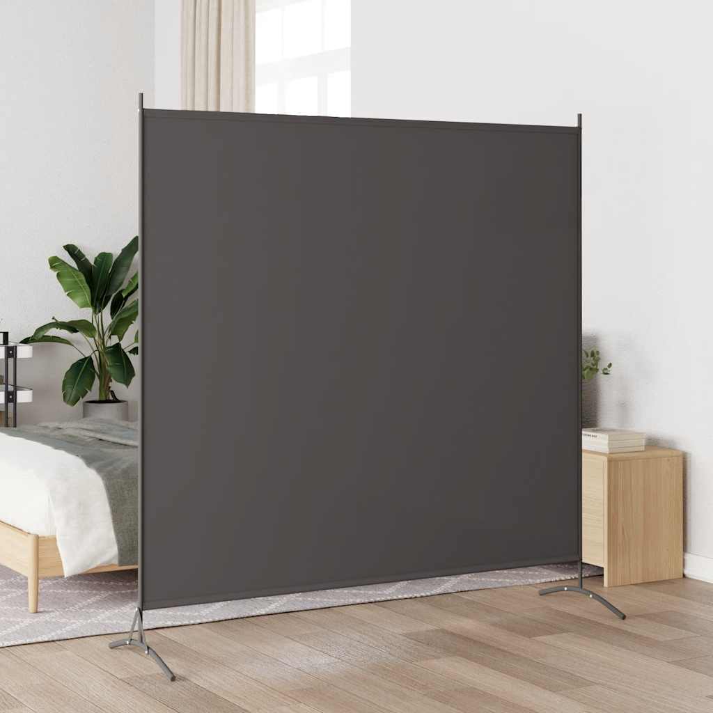 Room Divider Anthracite 175x180 cm Fabric