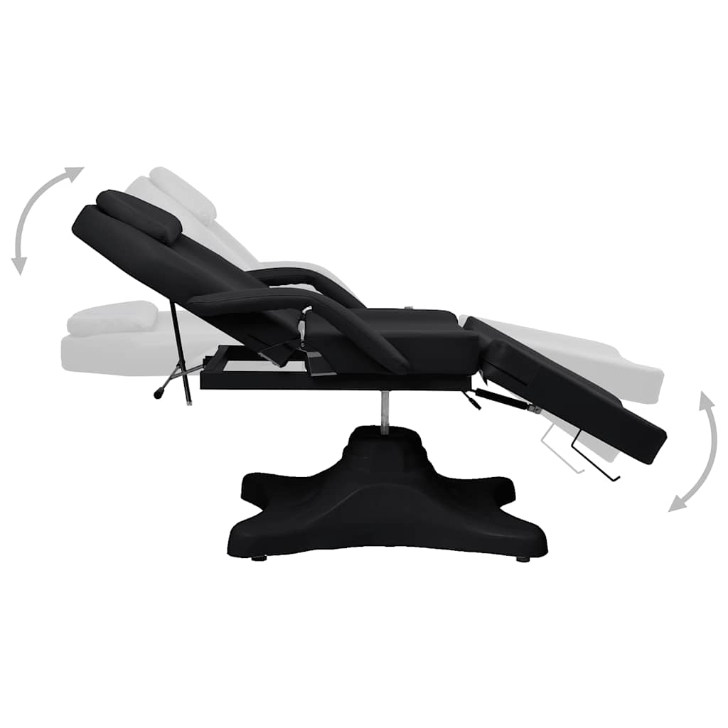 Massage Table Black 180x62x(86.5-118) cm