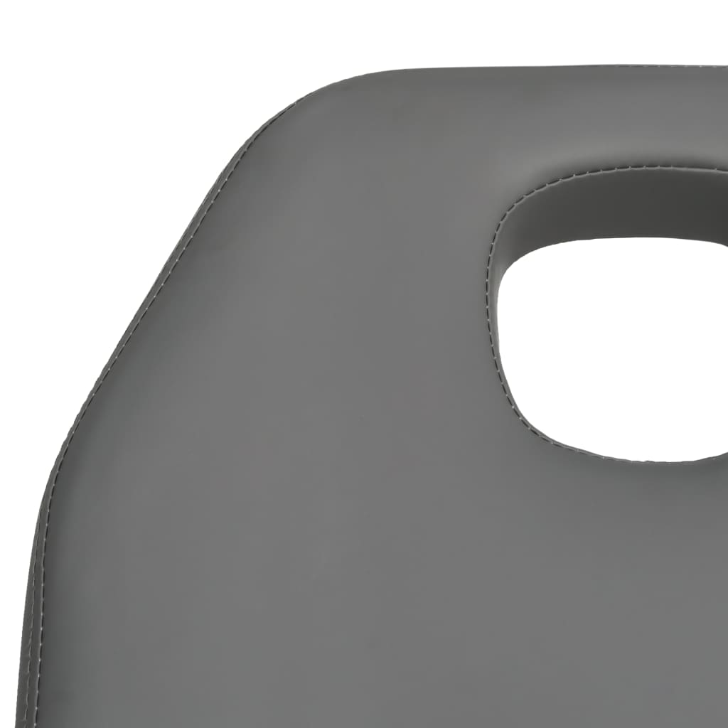 Massage Table Grey 180x62x(87-112) cm