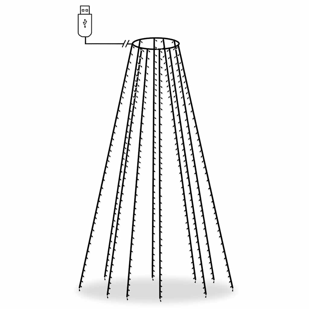 Christmas Tree Net Lights with 500 LEDs 500 cm