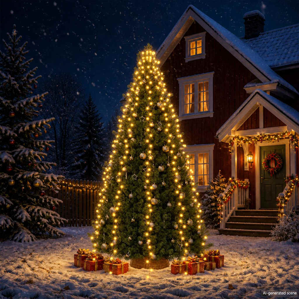 Christmas Tree Net Lights with 500 LEDs 500 cm