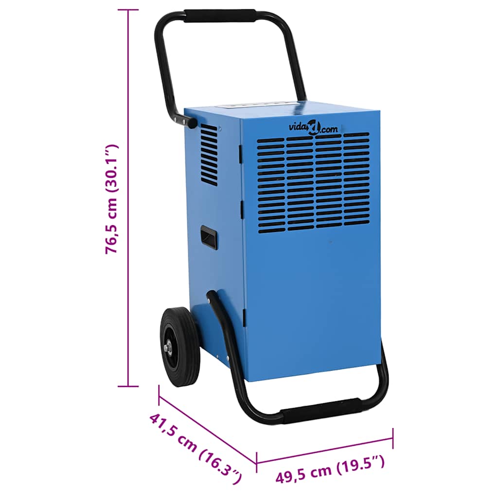 Dehumidifier with Hot Gas Defrost 50 L/24h 650 W