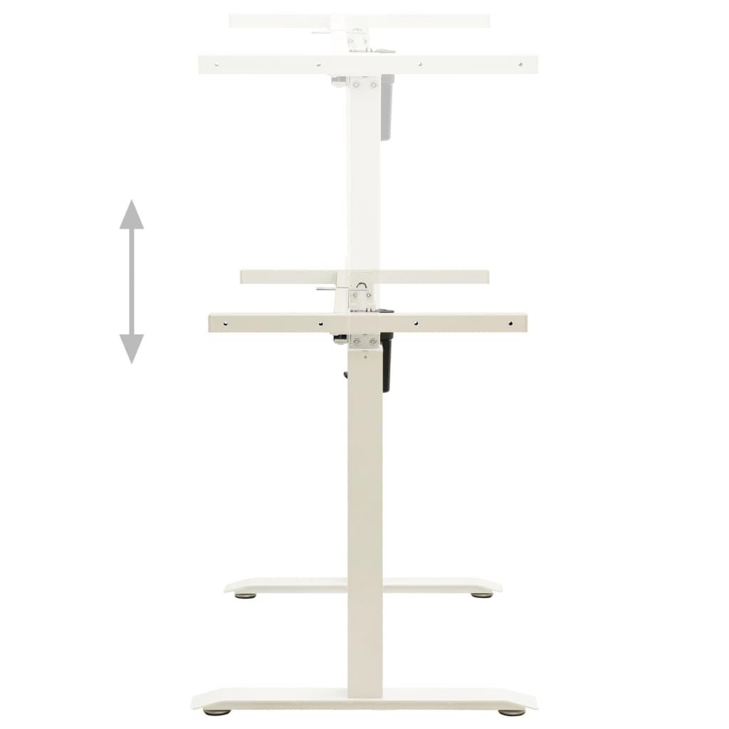 Electric Motorised Standing Desk Frame Height Adjustable White