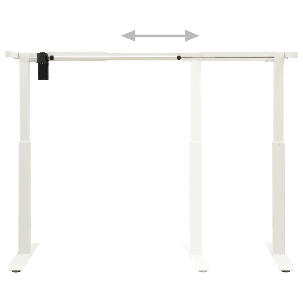 Electric Motorised Standing Desk Frame Height Adjustable White
