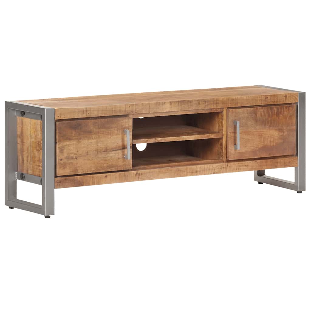 TV Cabinet 120x30x40 cm Rough Mango Wood