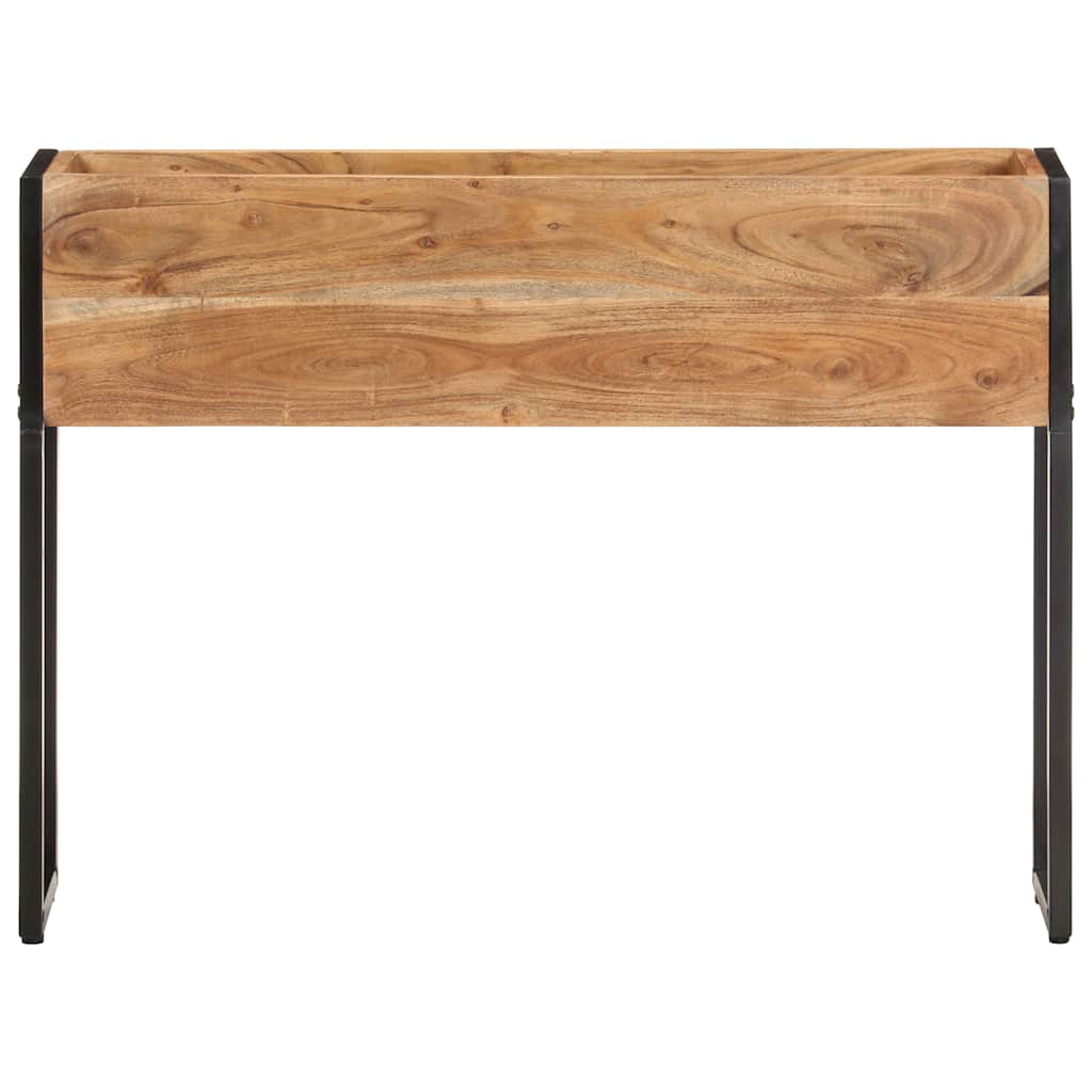 Planter 90x20x68 cm Solid Acacia Wood