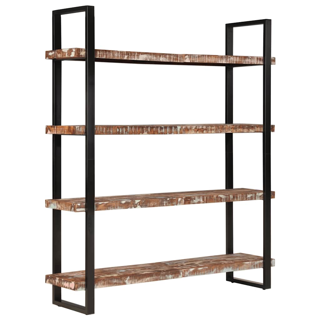 4-Tier Bookcase 160x40x180 cm Solid Reclaimed Wood