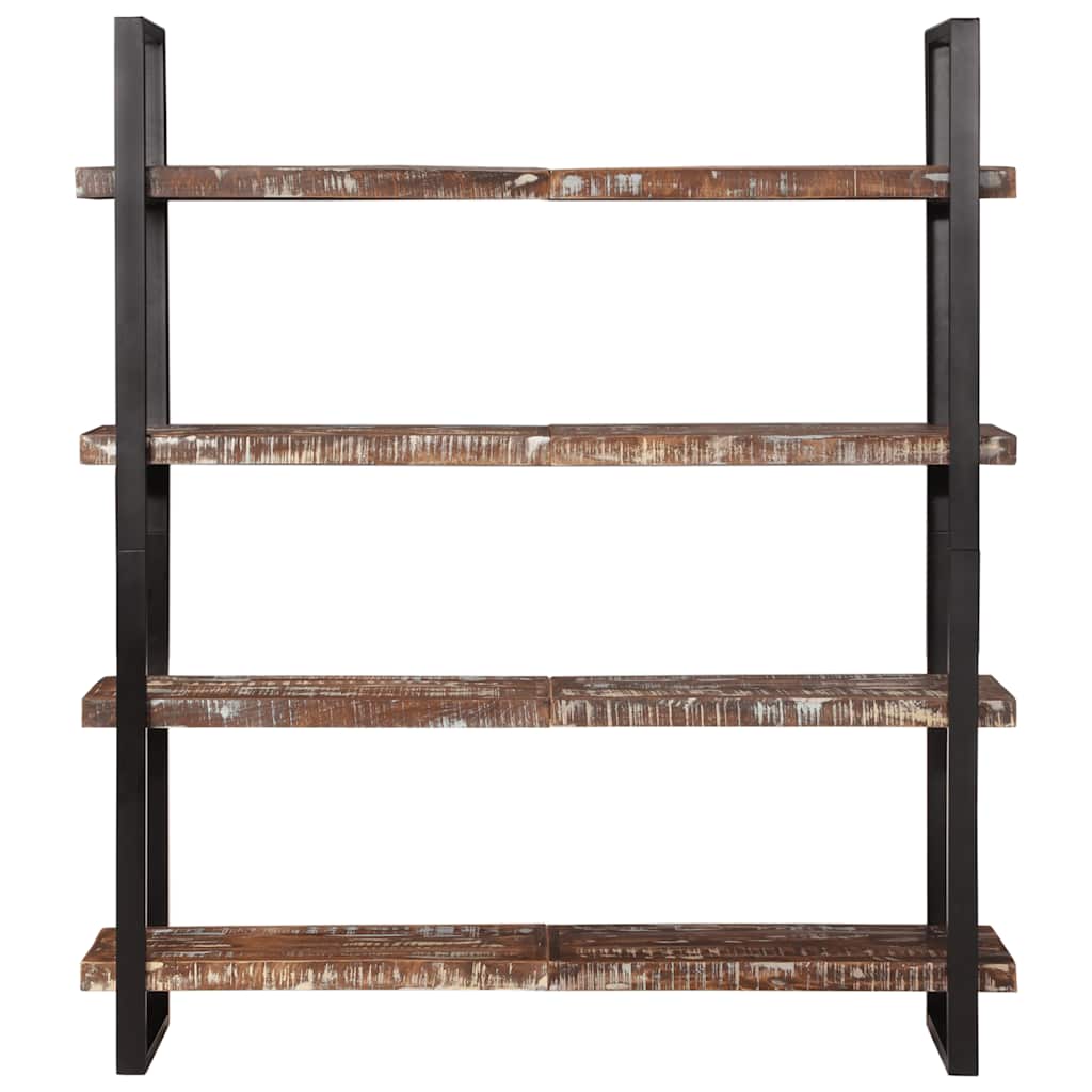 4-Tier Bookcase 160x40x180 cm Solid Reclaimed Wood