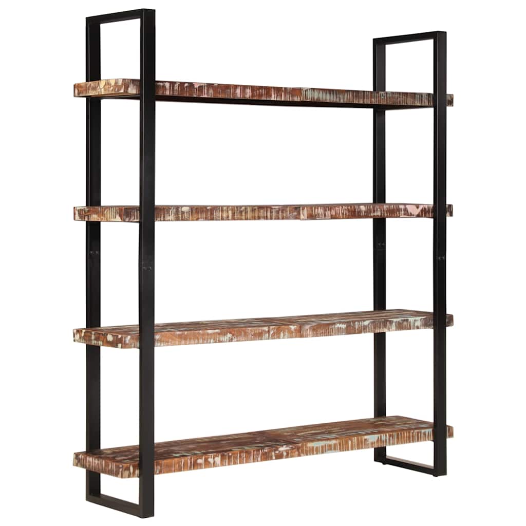 4-Tier Bookcase 160x40x180 cm Solid Reclaimed Wood
