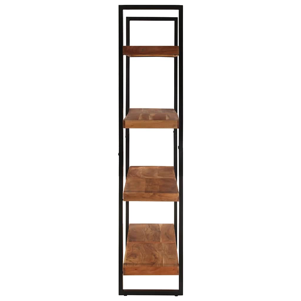 4-Tier Bookcase 160x40x180 cm Solid Acacia Wood