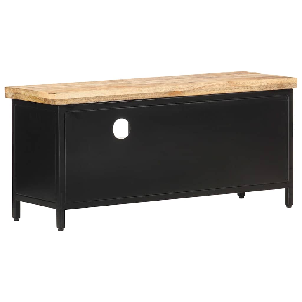 TV Cabinet 90x30x41 cm Rough Mango Wood