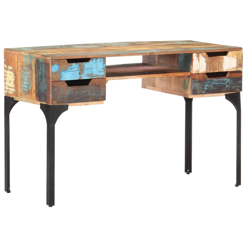 Desk 118x48x75 cm Solid Reclaimed Wood