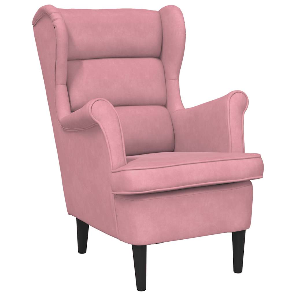 Armchair Pink Velvet
