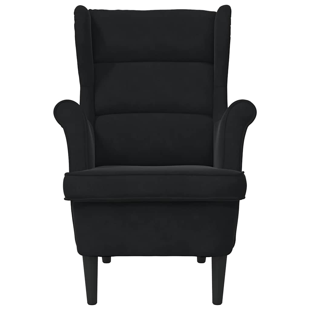 Armchair Black Velvet