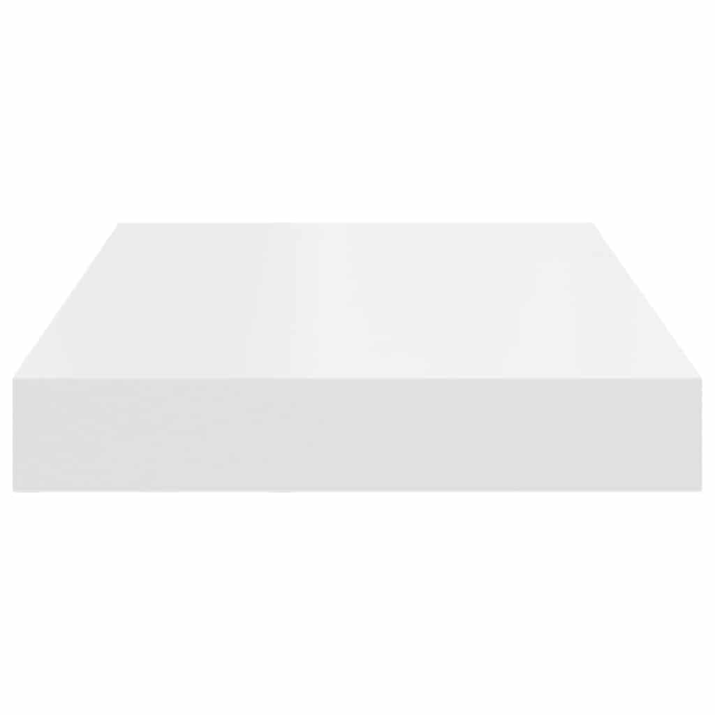 Floating Wall Shelves 2 pcs White 40x23x3.8 cm MDF