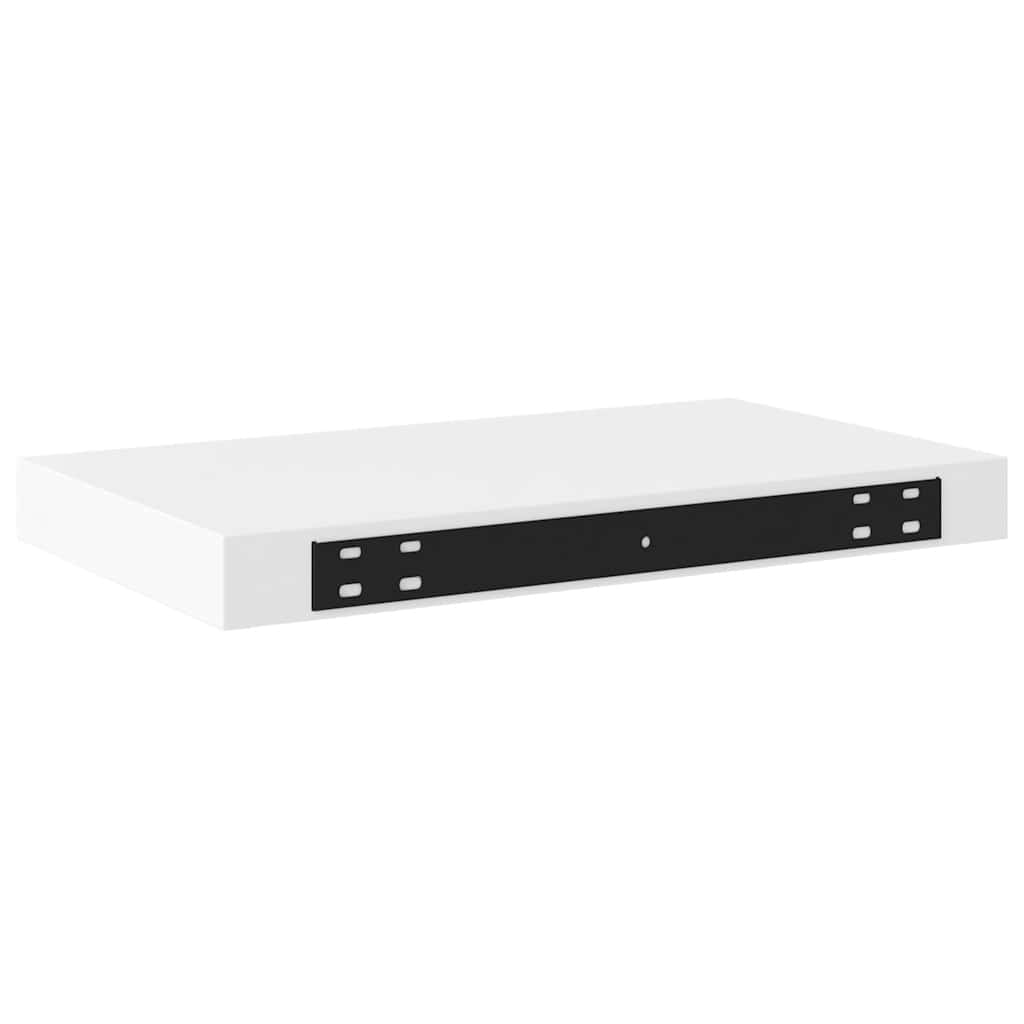 Floating Wall Shelves 2 pcs White 40x23.5x3.8 cm MDF