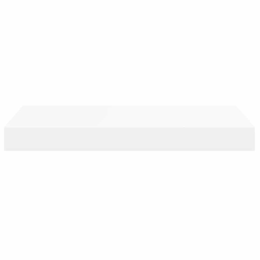 Floating Wall Shelves 4 pcs White 40x23.5x3.8 cm MDF
