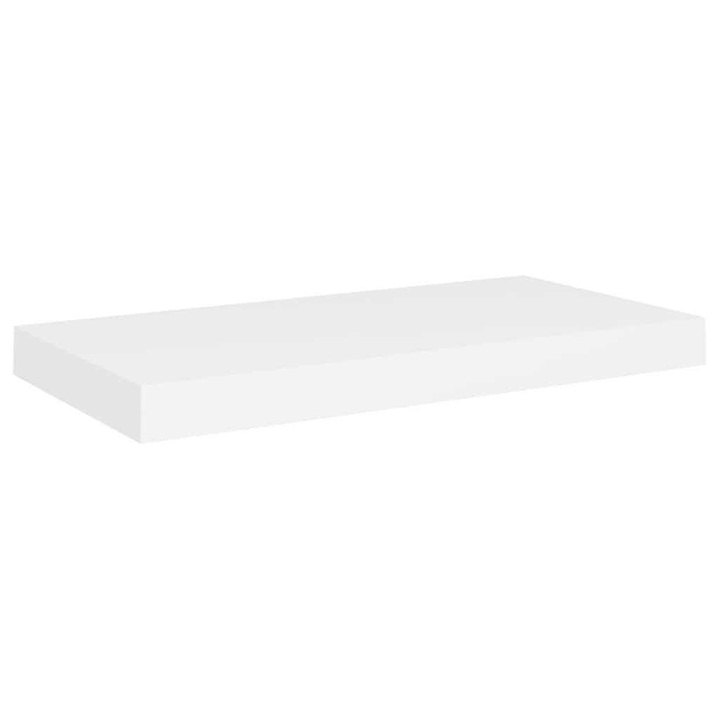 Floating Wall Shelves 2 pcs White 50x23.5x3.8 cm MDF