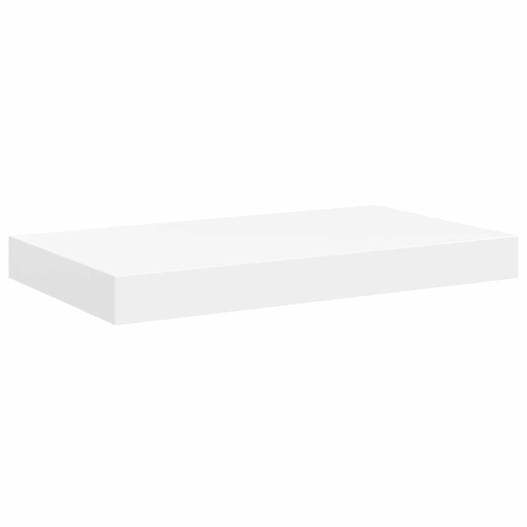 Floating Wall Shelves 2 pcs White 50x23.5x3.8 cm MDF