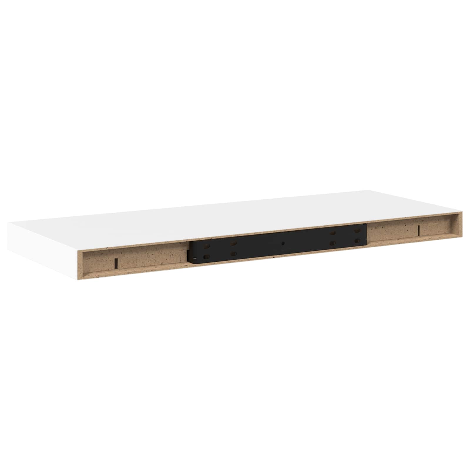 Floating Wall Shelves 4 pcs White 60x23.5x3.8 cm MDF