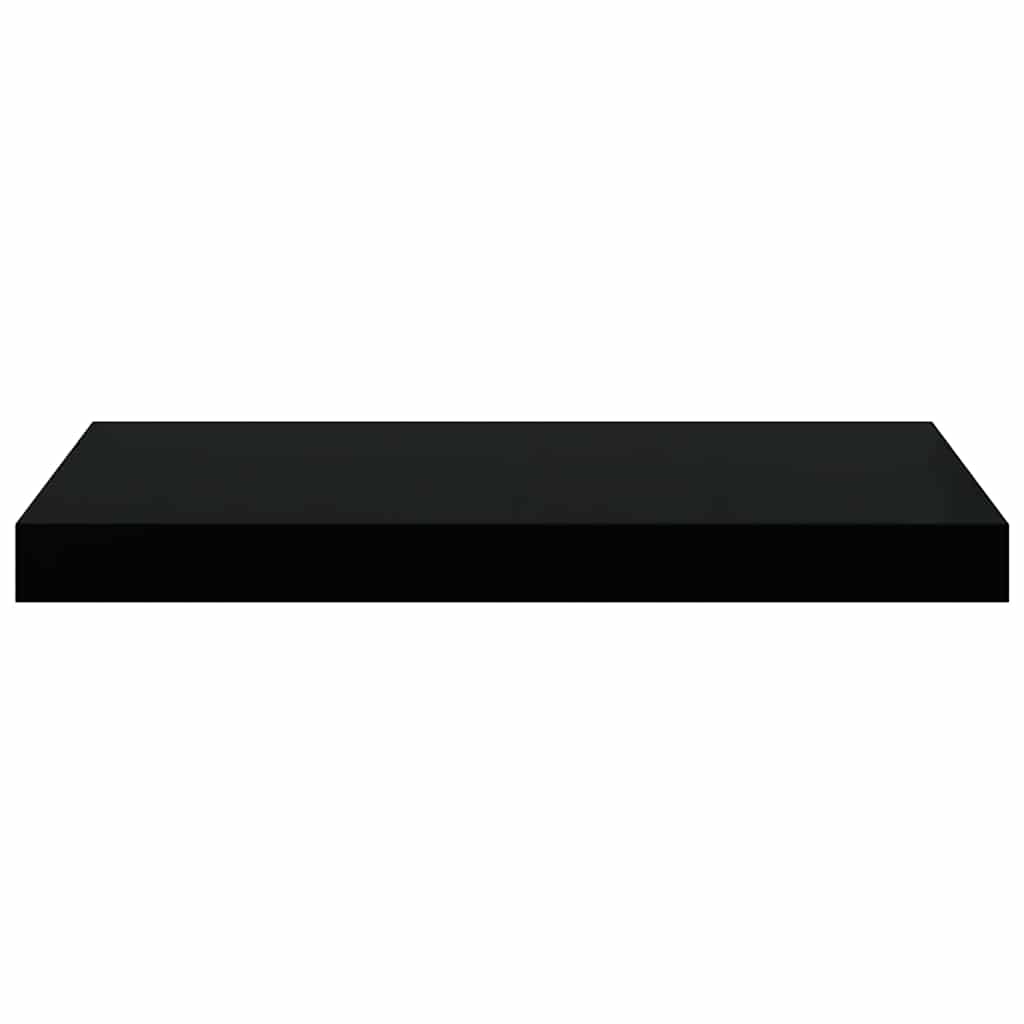 Floating Wall Shelves 4 pcs Black 50x23.5x3.8 cm MDF