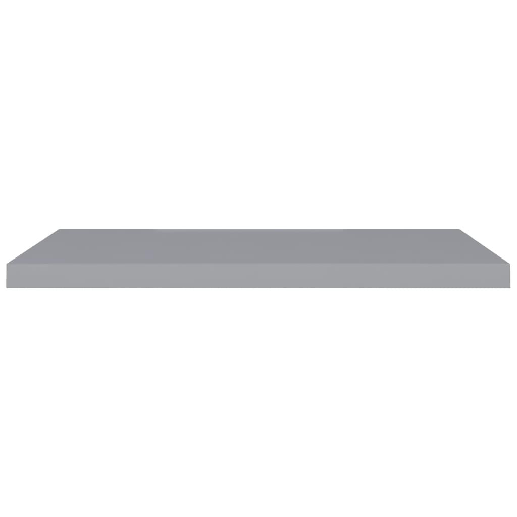 Floating Wall Shelves 4 pcs Grey 90x23.5x3.8 cm MDF