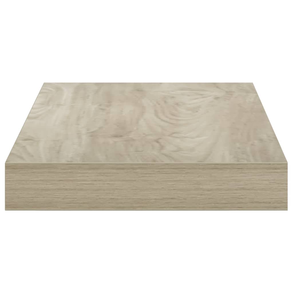 Floating Wall Shelves 4 pcs Oak 40x23x3,8 cm MDF