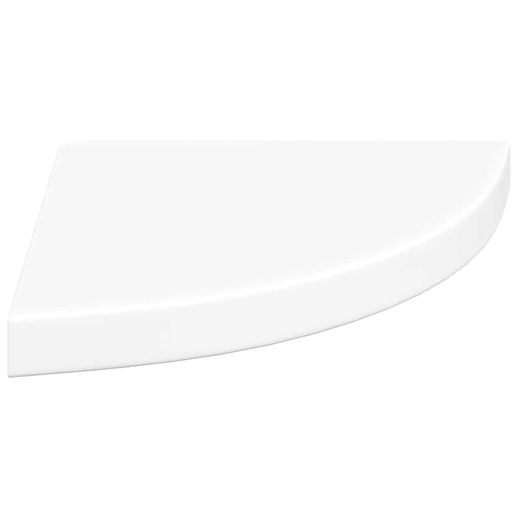 Floating Corner Shelves 4 pcs White 35x35x3.8 cm MDF