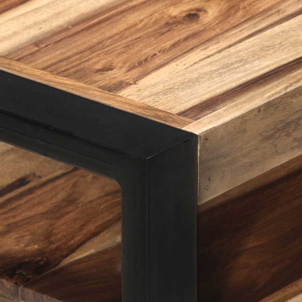TV Cabinet 120x35x45 cm Solid Wood with Honey Finish