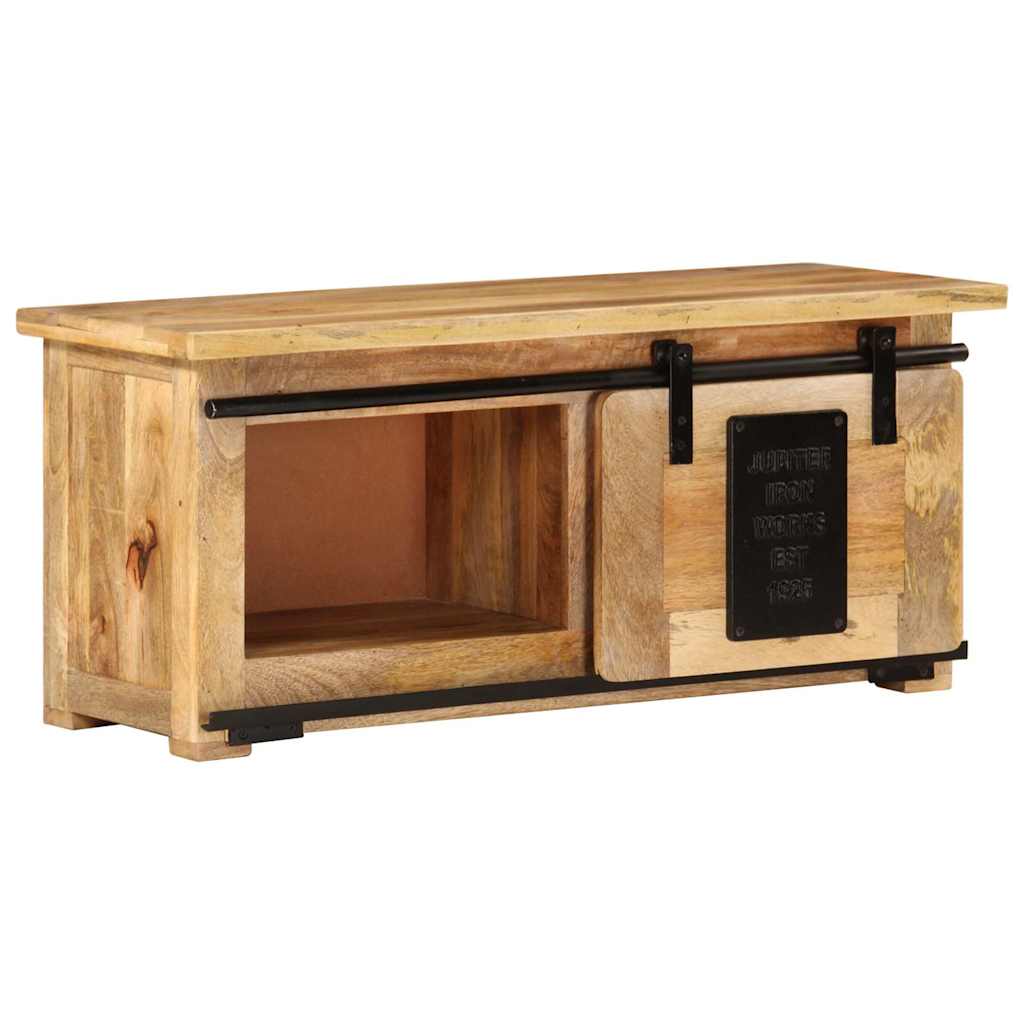 TV Cabinet 90x35x40 cm Solid Wood Mango