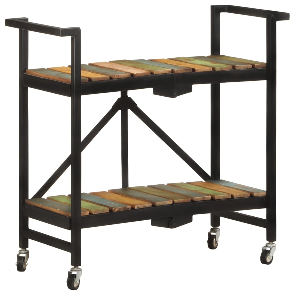 Kitchen Trolley 87x36x81 cm Solid Reclaimed Wood
